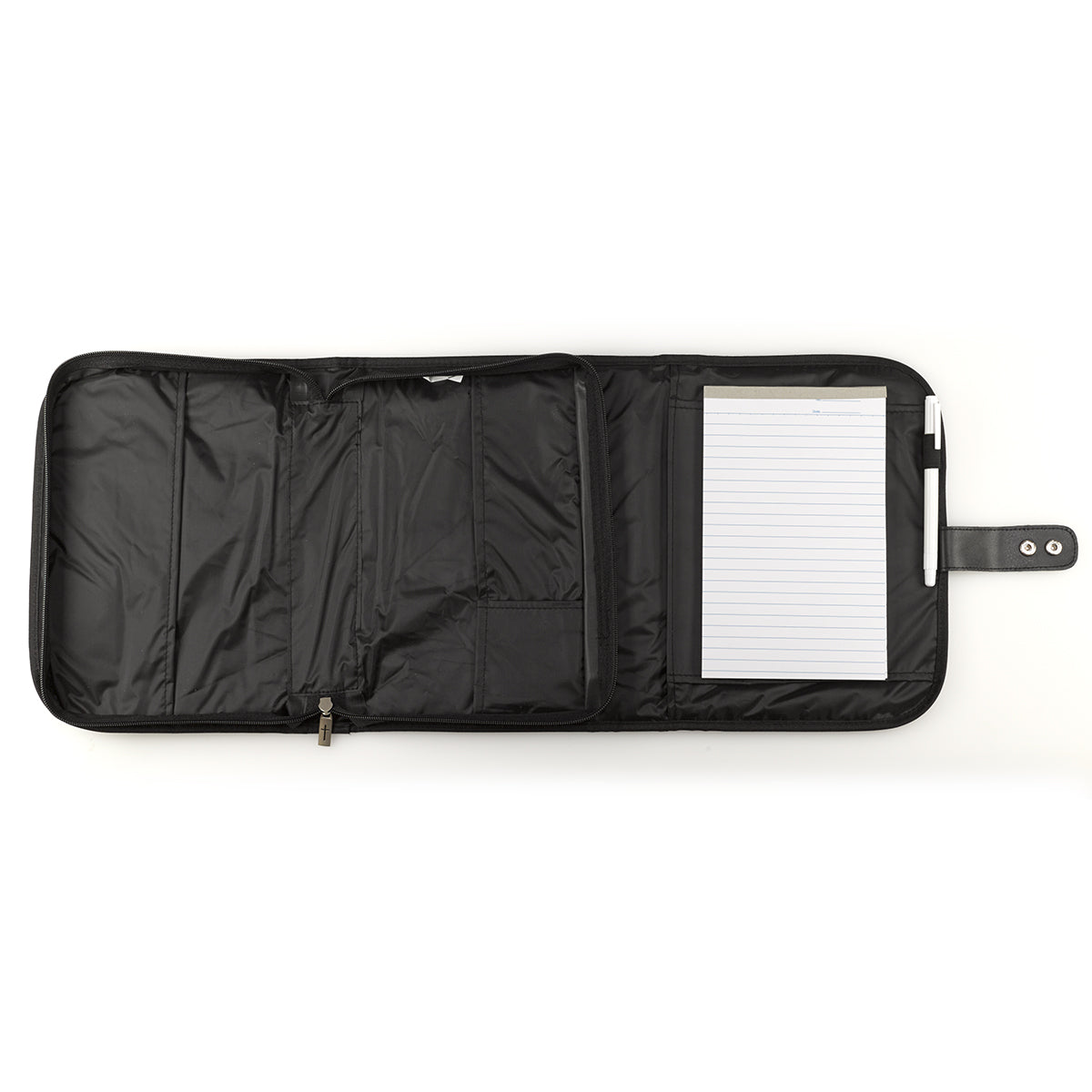 Image of Three-Fold Organizer (Black) Polyester Bible Cover- Medium other