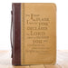 Image of "I Know the Plans" Two-Tone Large Bible Cover- Large other