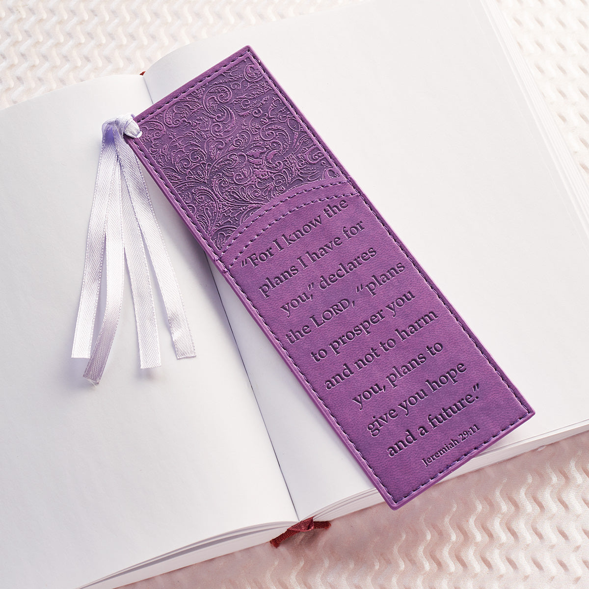 Image of For I Know the Plans - Faux Leather Bookmark other