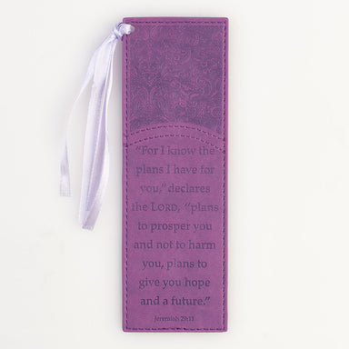 Image of For I Know the Plans - Faux Leather Bookmark other
