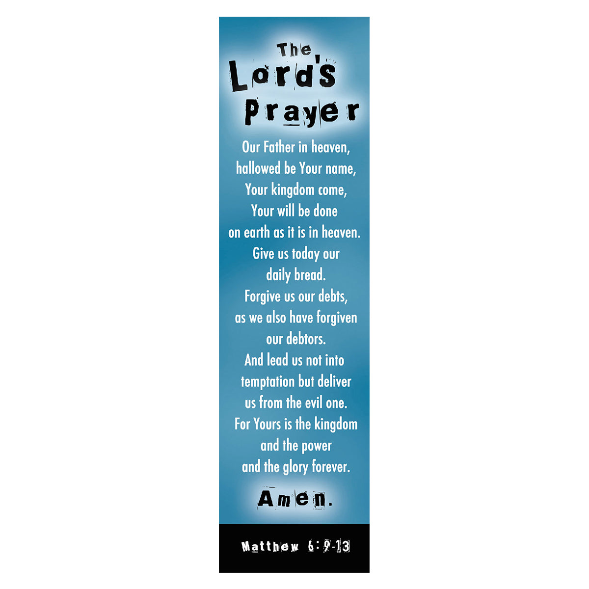 Image of "Lord's Prayer" (Blue) Bookmarks - Pack of 10 other