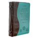 Image of "Hope" (Turquoise) LuxLeather Bible Cover- Large  other