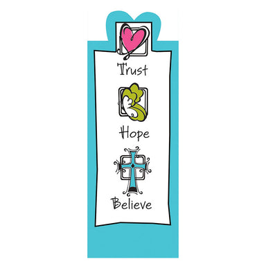 Image of "Trust Hope Believe" Magnetic Bookmark other