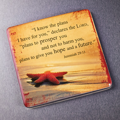Image of I Know The Plans Epoxy Magnet - Jeremiah 29:11 other