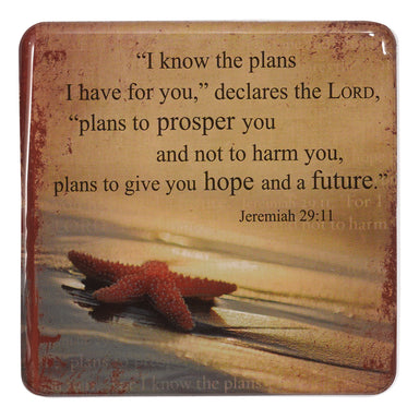 Image of I Know The Plans Epoxy Magnet - Jeremiah 29:11 other