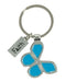 Image of Butterfly Keyring with Faith Charm other