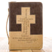 Image of John 3: 16/Cross (Tan/Brown) Bible Cover- Large  other