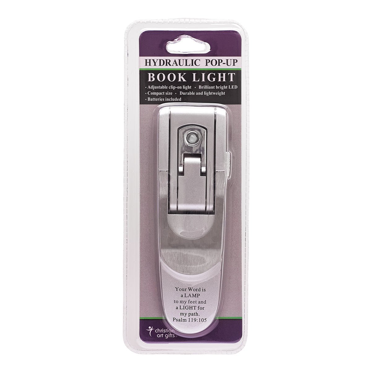 Image of Silver - Psalm 119:105 Hydraulic Pop-up Booklight other