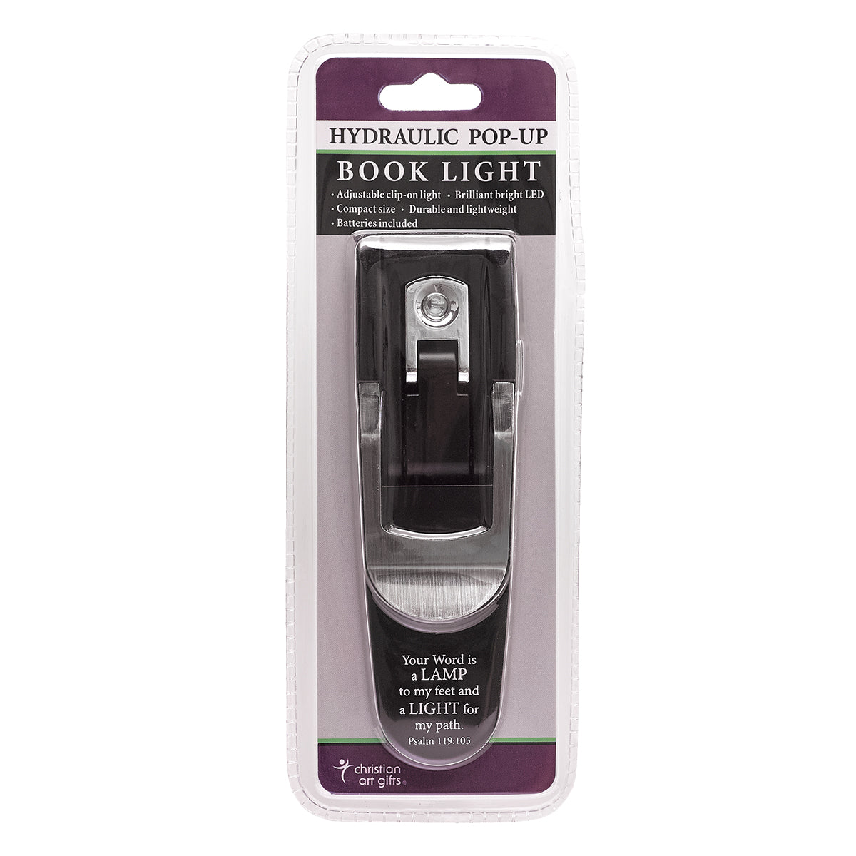 Image of Black - Psalm 119:105 Hydraulic Pop-up Booklight other