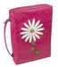Image of Flower Applique "Joy" Leather-look Bible Cover- Medium other