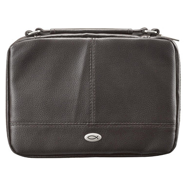 Image of Two-Fold Organizer (Brown) LuxLeather Bible Cover, Large other