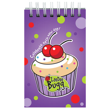 Image of LaeDee Bugg Wirebound Notepad Cupcake other