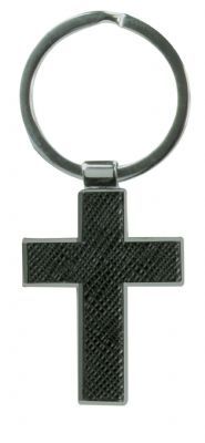 Image of Metal Cross - John 3:16 Keyring other