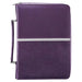 Image of Jer. 29:11 (Purple/Floral) LuxLeather Bible Cover, Medium other