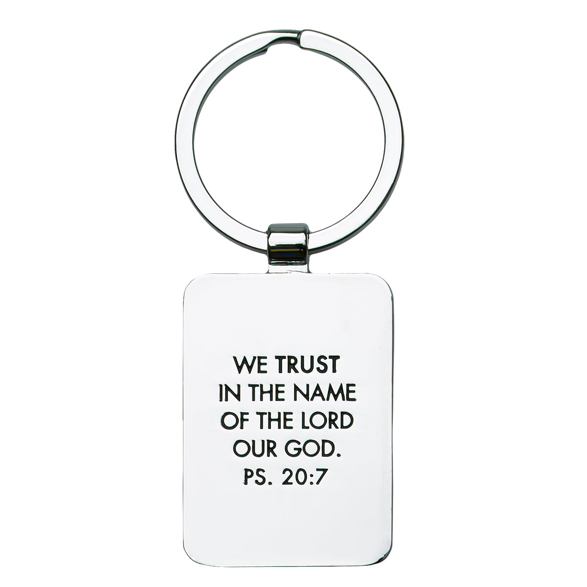 Image of Keep Calm And Trust God Metal Keyring other