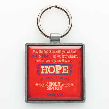 Image of Hope Rom 15:13 Epoxy Keyring other