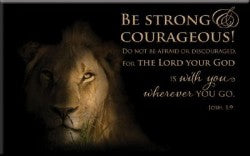 Image of Be Strong & Courageous Magnet - Joshua 1:9 other