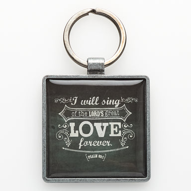 Image of Love Ps 89:1 Epoxy Keyring other