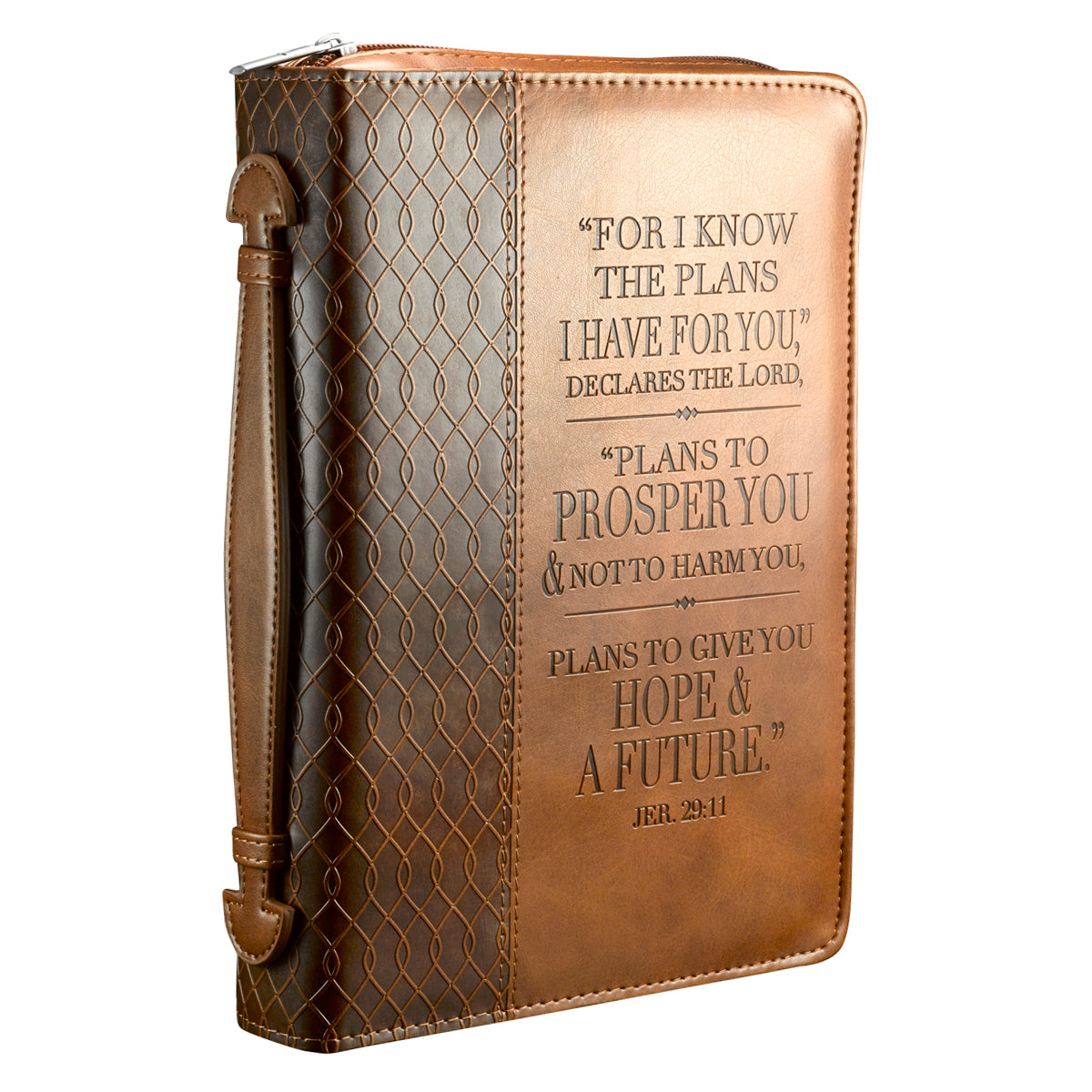 Image of Jeremiah 29:11 (Brown) Two-tone LuxLeather Bible Cover - Large other