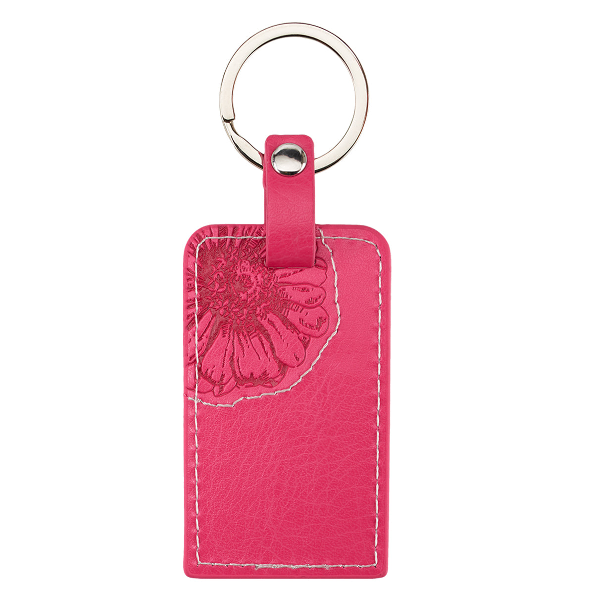 Image of With God Mt 19:26 Pink LuxLeather Keyring other