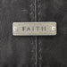 Image of "Faith" Badge (Black) Classic LuxLeather Bible Cover, Medium other