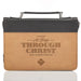 Image of All Things Through Christ Tan Faux Leather Bible Cover - Philippians 4:13 other