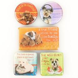 Image of True Friend Pets Small Magnet Set - Proverbs 18:24 other