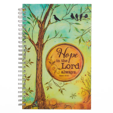 Image of Notebook-Wirebound-Peaceful Thoughts/Hope In The Lord Always other