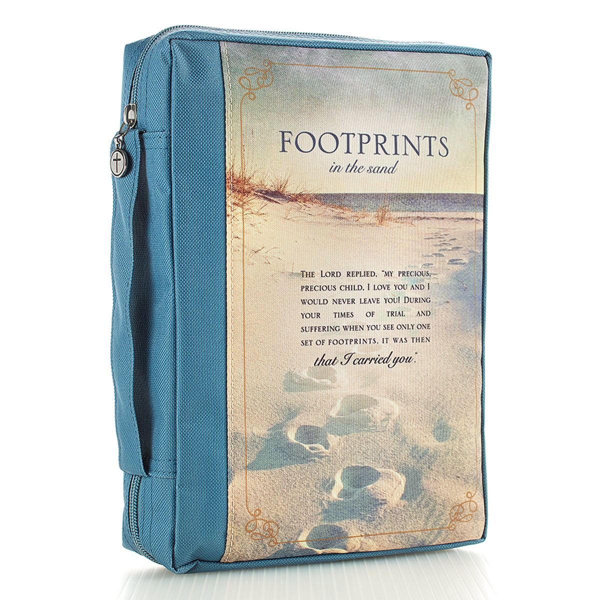 Image of Footprints Poly-canvas Value Bible Cover other