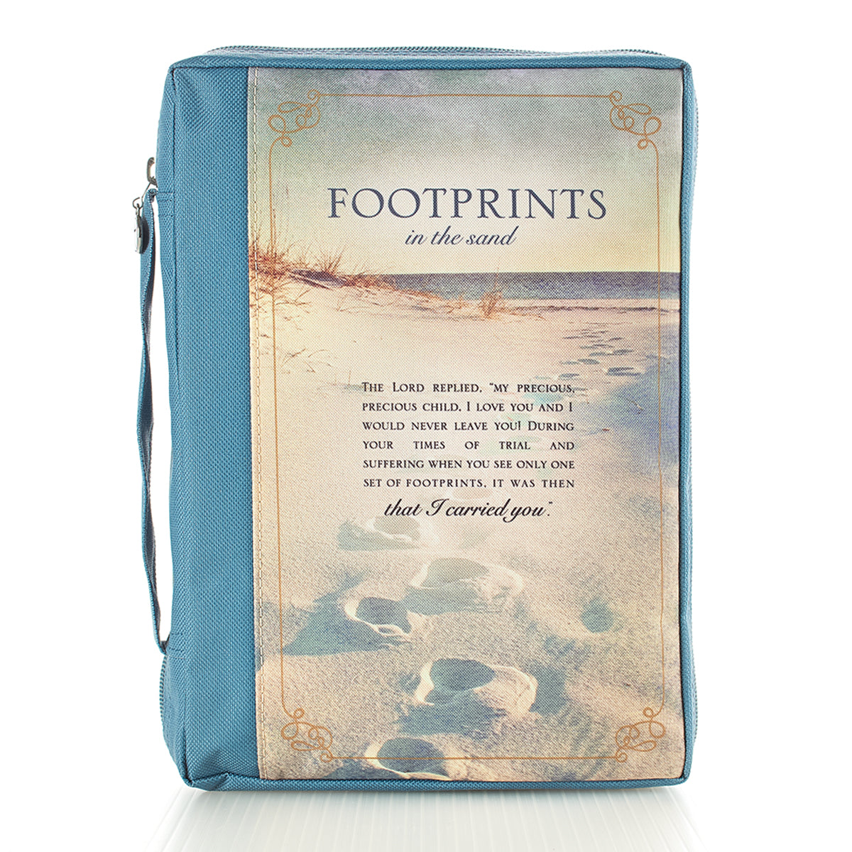 Image of Footprints Poly-canvas Value Bible Cover other