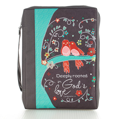 Image of Deeply Rooted in God's Love Poly-canvas Value Bible Cover -  Ephesians 3:17 other
