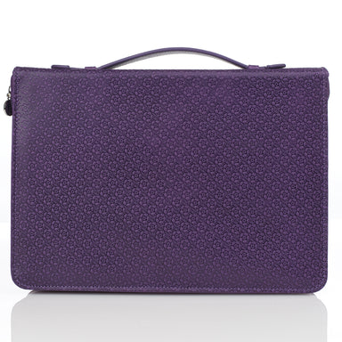 Image of Blessed Purple Butterfly Blessings Faux Leather Fashion Bible Cover - Jeremiah 17:7 other
