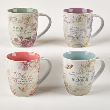 Image of Floral Inspirations Set of 4 Mugs other