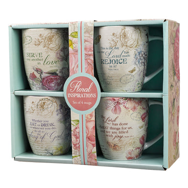 Image of Floral Inspirations Set of 4 Mugs other