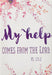 Image of My Help Comes from the Lord Watercolor Magnet - Psalm 121:2 other