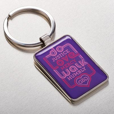 Image of Keyring: Do Justice Love Mercy  - Micah 6:8 other