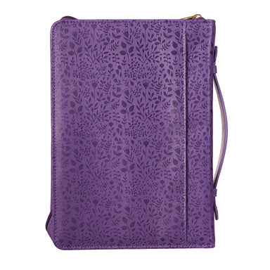 Image of I Can Do All Things Positively Purple Faux Leather Fashion Bible Cover - Philippians 4:13 other