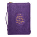 Image of I Can Do All Things Positively Purple Faux Leather Fashion Bible Cover - Philippians 4:13 other