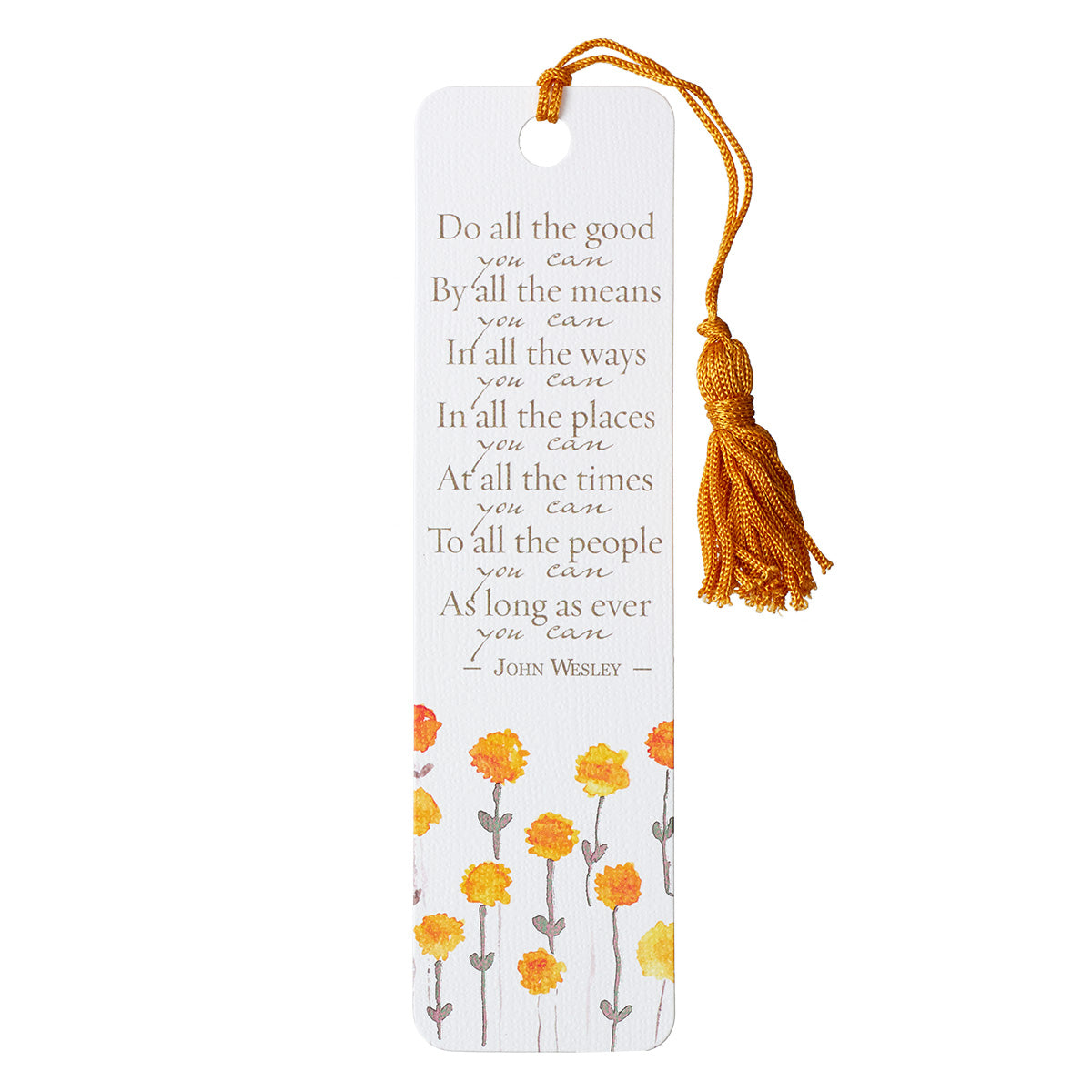 Image of Do All the Good You Can Bookmark with Tassel - Galatians 6:9 other