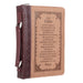 Image of The Lord's Prayer Brown Two-tone Faux Leather Classic Bible Cover other