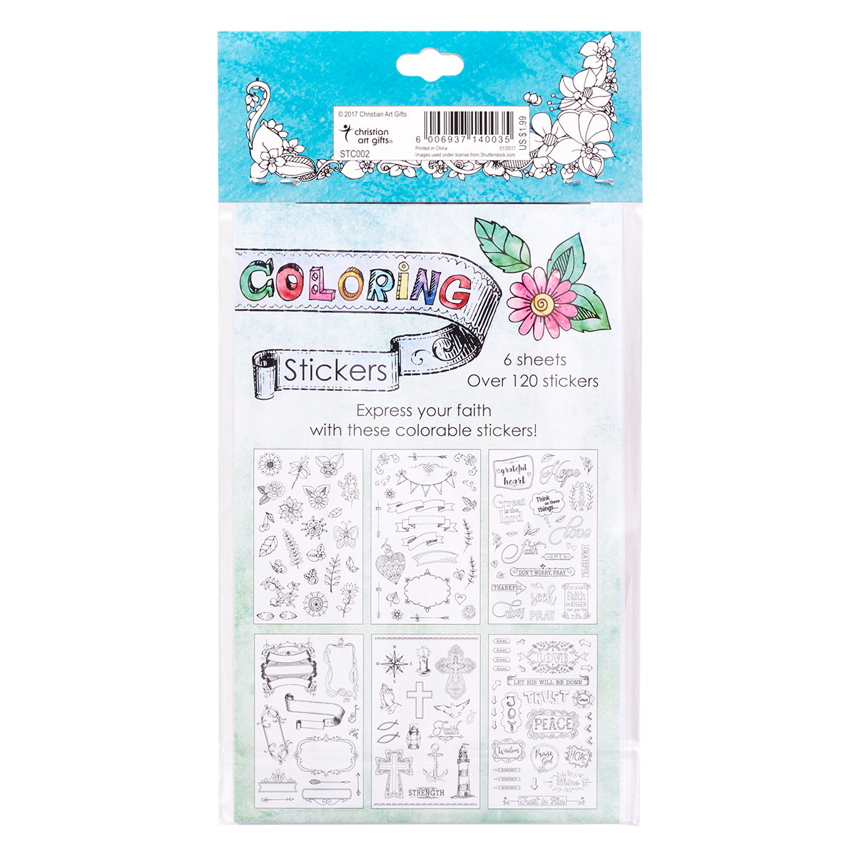 Image of Colouring Stickers for Bible Journaling other