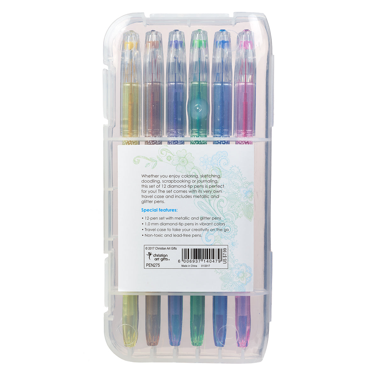 Image of Metallic & Glitter Gel Pen Set - 12pc other