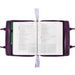 Image of Blessed Purple Floral Purse-Style Bible Cover other
