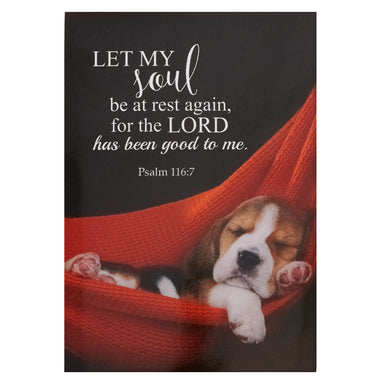 Image of Let My Soul Be At Rest - Psalm 116:7 Pet Notepad other