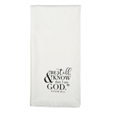 Image of Be Still and Know that I am God - Psalm 46:10 Tea Towel other