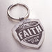 Image of Faith - Matthew 17:20 Metal Keyring other