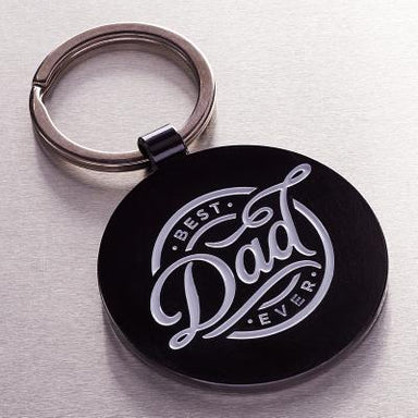 Image of Best Dad Ever Keyring in Tin other