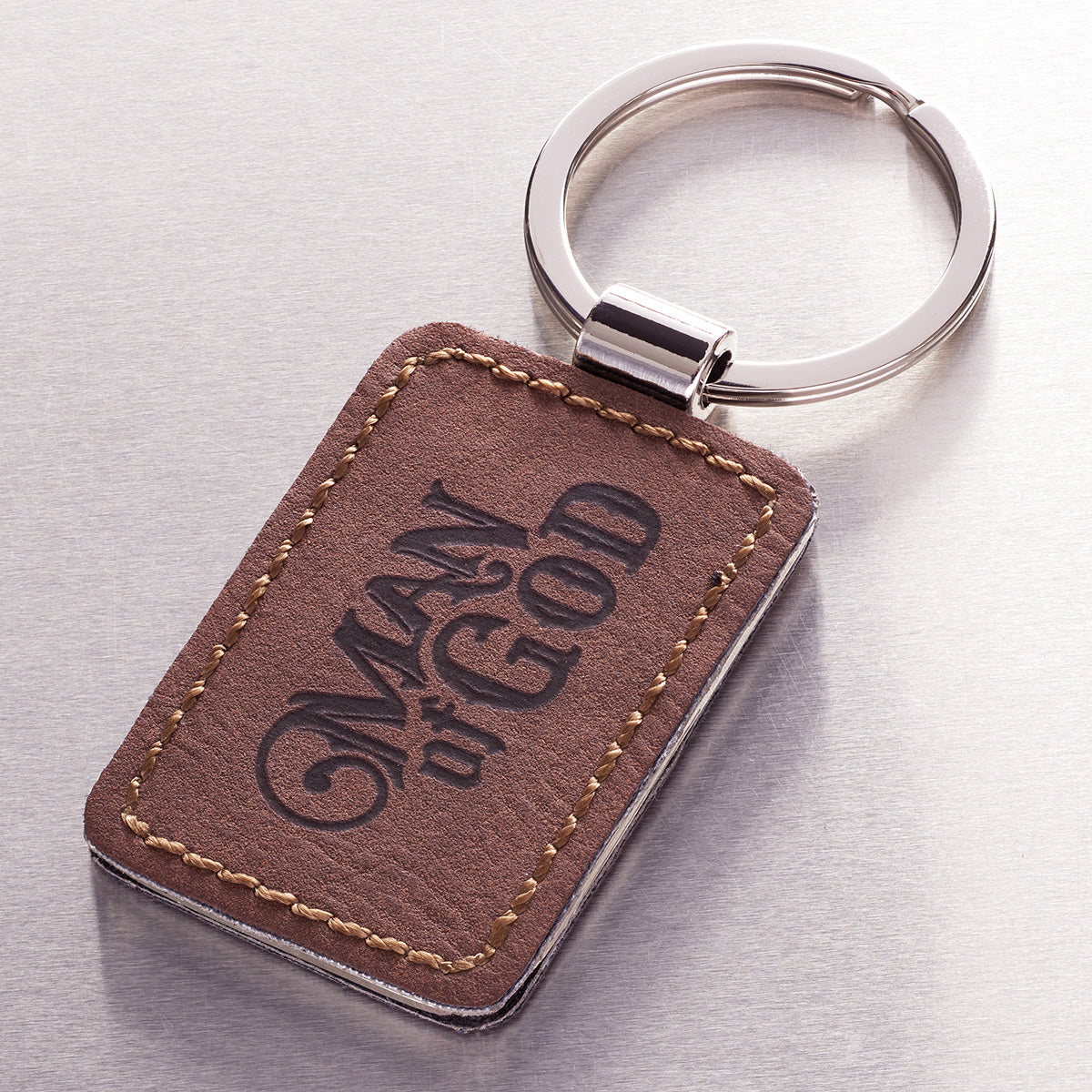 Image of Man of God - 1 Timothy 6:11 Keyring in Tin other
