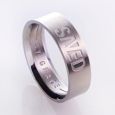 Image of Save by Grace - Ephesians 2:8 Men's Ring other