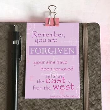 Image of Forgiven Mini Card other
